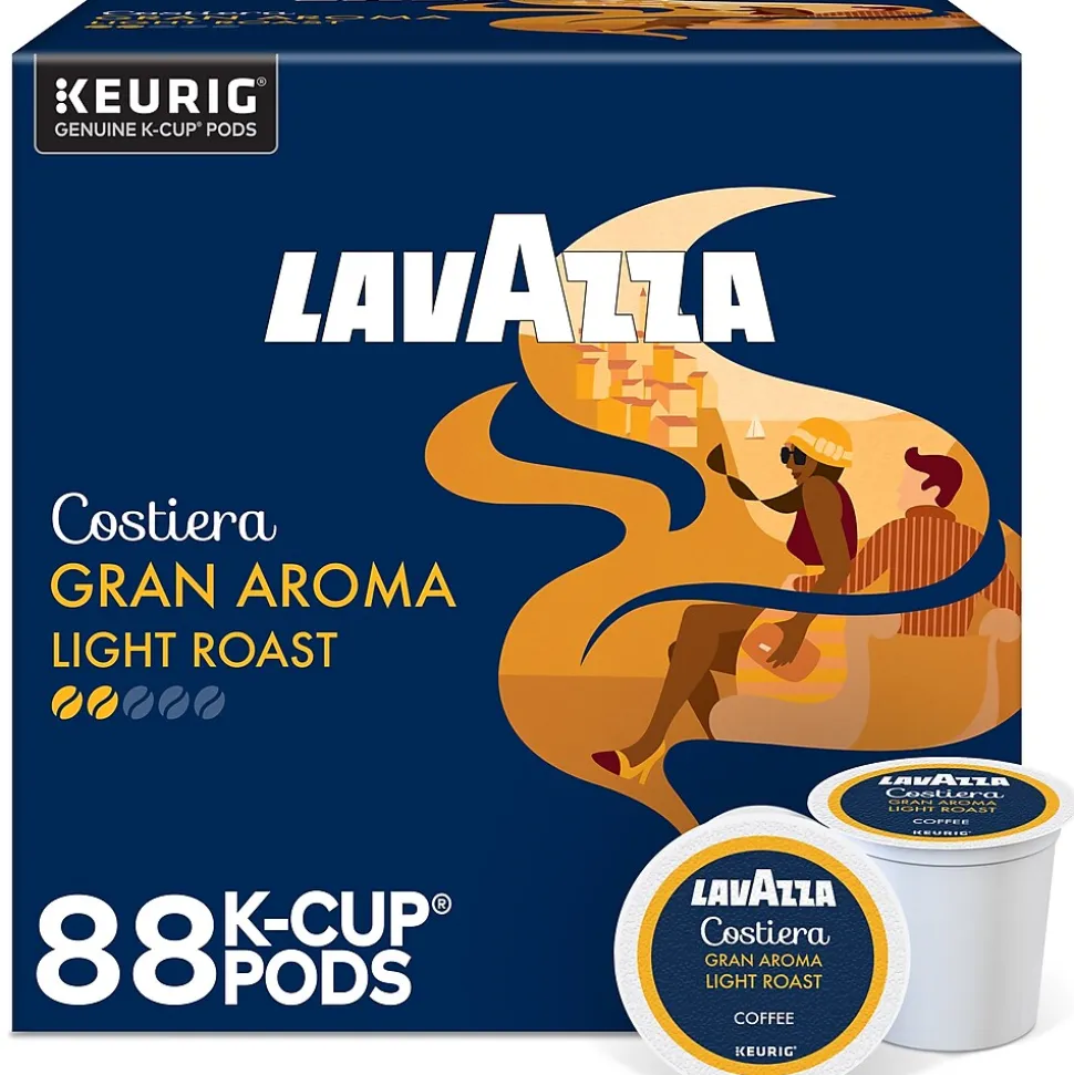 Lavazza Gran Aroma Coffee Keurig® K-Cup® Pods, Medium Roast, 88/Carton (6002CT)