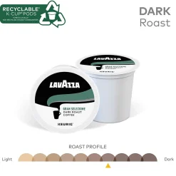 Lavazza Gran Selezione Coffee Keurig® K-Cup® Pods, Dark Roast, 22/Box (6006)