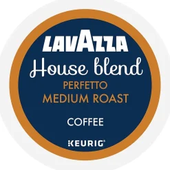 Lavazza House Blend Perfetto Coffee Keurig® K-Cup® Pods, Medium Roast, 88/Carton (5000382580CT)