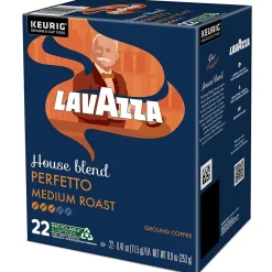 Lavazza Perfetto Coffee Keurig® K-Cup® Pods, Dark Roast, 22/Box (5000382580)