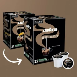 Lavazza Perfetto Espresso Coffee Keurig® K-Cup® Pods, Dark Roast, 22/Box (6000)