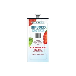 Lavazza Strawberry Basil Infused Water, Flavia Freshpack, 100/Carton (48053)