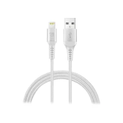 LAX Gadgets Lightning to USB Cable for iPhone/iPad/iPod touch, Silver (LX-4SL)