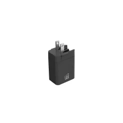 LAX Gadgets USB Wall Charger for Most Smartphones, Black (PD20WQCBK)