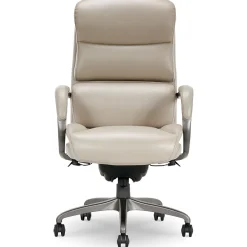 La-Z-Boy Aberdeen Bonded Leather Executive Chair, Beige (LF51122)