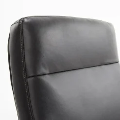 La-Z-Boy Baylor Ergonomic Faux Leather Swivel Executive Chair, Black (CHR10085B)