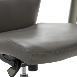 La-Z-Boy Baylor Ergonomic Faux Leather Swivel Executive Chair, Gray (CHR10085C)