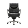 La-Z-Boy Cantania Ergonomic Bonded Leather Swivel Executive Chair, Black (45776A)