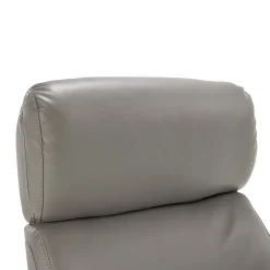 La-Z-Boy Greyson Ergonomic Bonded Leather Swivel Executive Chair, Gray (CHR10086A)