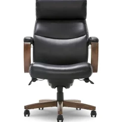 La-Z-Boy Greyson Ergonomic Bonded Leather Swivel Executive Chair, Black (CHR10086B)