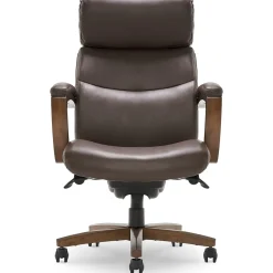 La-Z-Boy Greyson Ergonomic Bonded Leather Swivel Executive Chair, Brown (CHR10086C)