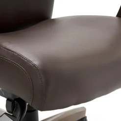 La-Z-Boy Greyson Ergonomic Bonded Leather Swivel Executive Chair, Brown (CHR10086C)