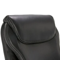 La-Z-Boy Hyland Ergonomic Bonded Leather Swivel Executive Chair, Black (45779A)