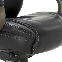 La-Z-Boy Hyland Ergonomic Faux Leather Swivel Executive Chair, Black (CHR10044B)