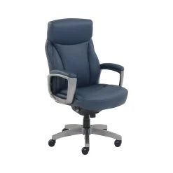 La-Z-Boy Leather Swivel Executive Chair, Navy (51447XX)