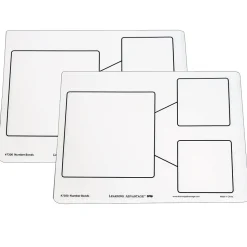 Learning Advantage Dry Erase Boards - Number Bond - 10 Per Set - 2 Sets (CTU7300-2)