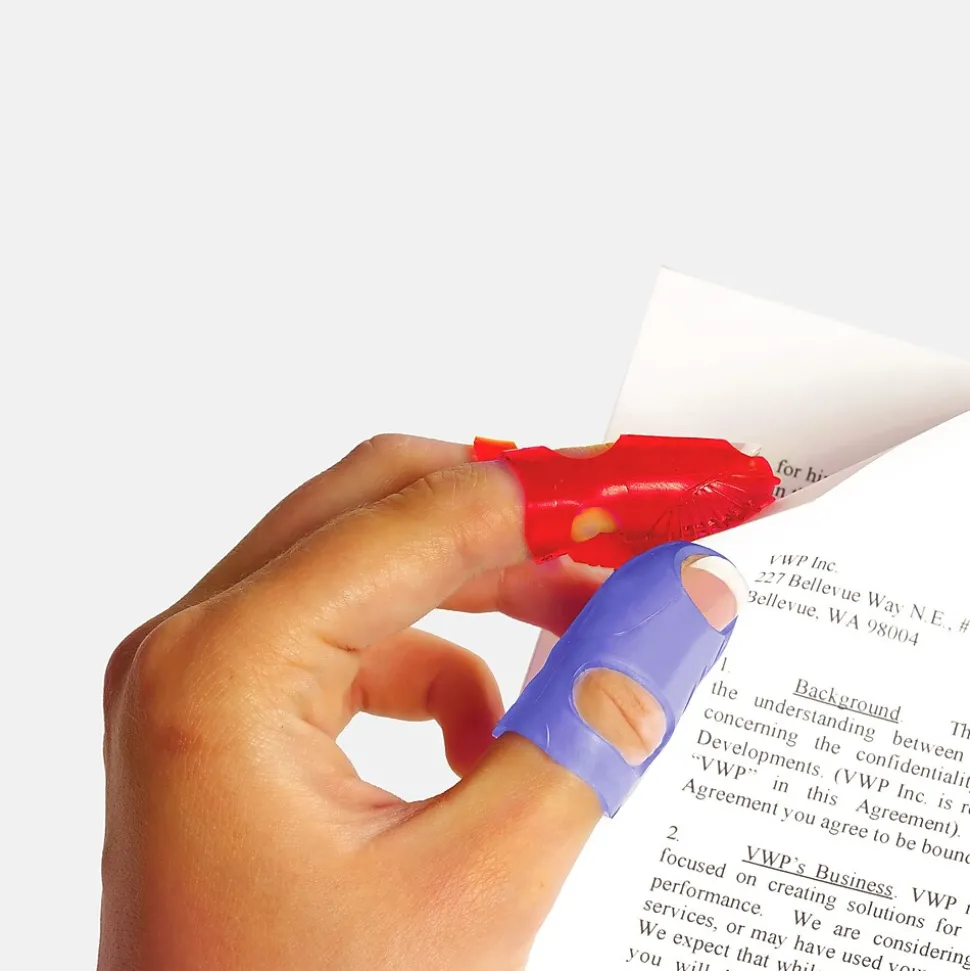 Lee Medium Finger Pad, Assorted Colors, 10/Pack (61070)