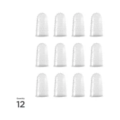 Lee Medium Fingertip, Clear, 12/Pack (LEE41050)