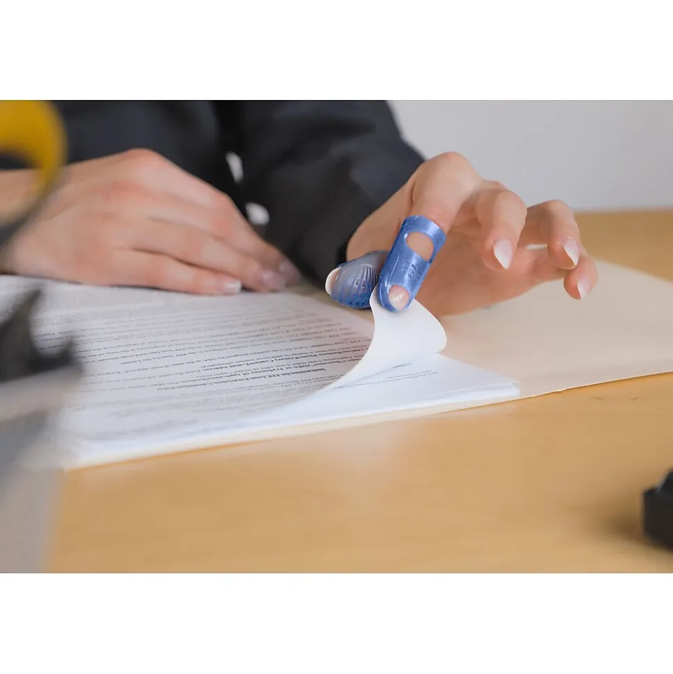 Lee Tippi Small Finger Pad, Assorted Colors, 10/Pack (61050)