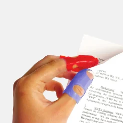 Lee Tippi X-Small Finger Pad, Assorted Colors, 10/Pack (61030)