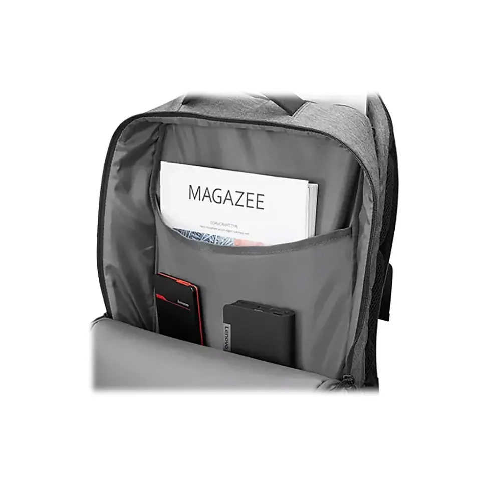 Lenovo Business Casual Backpack, Charcoal Gray Polyester (4X40X54260)