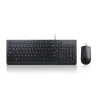 Lenovo Essential Wired Combo Ergonomic Keyboard and Mouse, Black (4X30L79883)