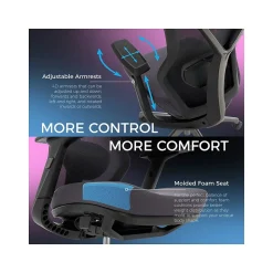 Lenovo Legion Mesh Ergonomic Racing Gaming Chair, Dark Gray (52014DGRY)