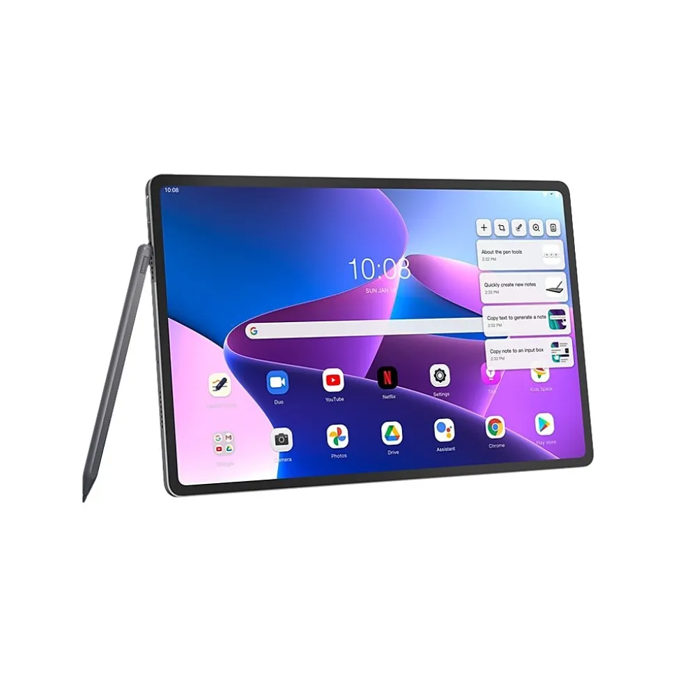 Lenovo Tab P12 Pro 12.6" Tablet, WiFi, 256GB, Android, Storm Gray (ZA9D0000US)
