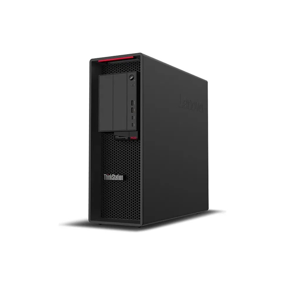 Lenovo ThinkStation P620 Gaming Desktop Computer, AMD Ryzen Threadripper PRO 5945WX, 32GB Memory, 1TB SSD (30E000M9US)