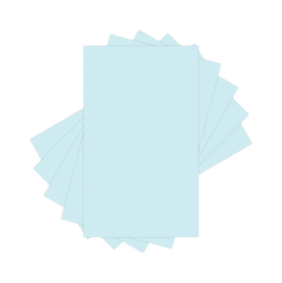 Lettermark Colors 30% Recycled 8.5" x 14" Colored Paper, 20 lbs., Blue, 500 Sheets/Ream (94286RM)