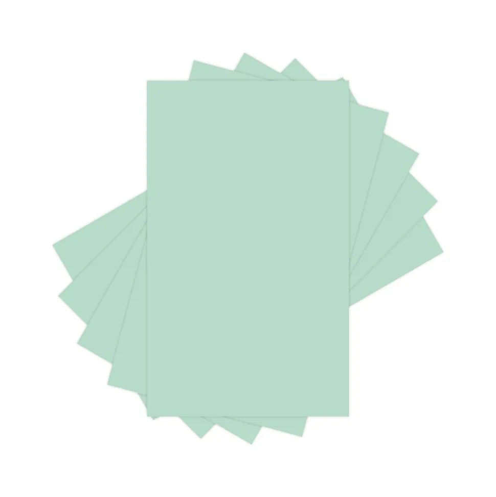 Lettermark Colors 30% Recycled 8.5" x 14" Colored Paper, 20 lbs., Green, 500 Sheets/Ream (94306RM)
