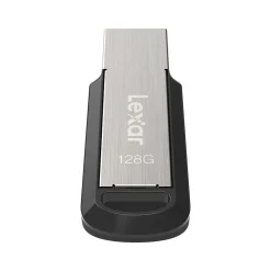 Lexar JumpDrive M400 128GB USB 3.0 Type-A Flash Drive, Silver/Black (LJDM400128G-BNBNU)