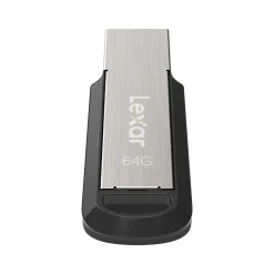 Lexar JumpDrive M400 64GB USB 3.0 Type-A Flash Drive, Silver/Black (LJDM400064G-BNBNU)