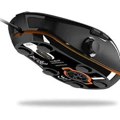Lexip Alpha Ergonomic Optical Gaming Mouse, Black (JVAPCM00446)
