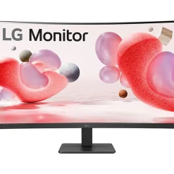 LG 31.5" Curved FHD 100 Hz LCD Monitor, Matte Black (32BR50C-B)