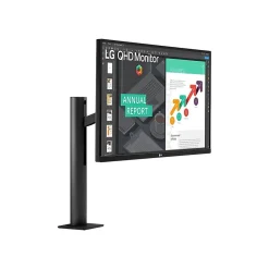 LG Ergo 27BN88Q-B 27" LED Monitor, Black Texture