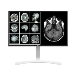 LG 27HJ712C-W 27" LED Monitor, Silver