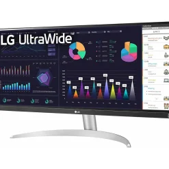 LG UltraWide 29" 100 Hz LCD Monitor, White/Silver Pearl (29BQ650-W)