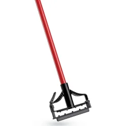 Libman Wet Mop Handle, Red/Black, 6/Carton (0982006)