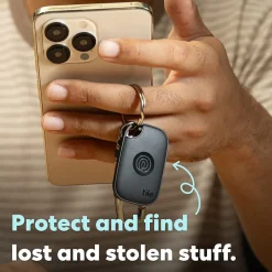 Life360 Tile Pro Bluetooth Tracker, Assorted, Black/White, 4/Pack (RE-61124)