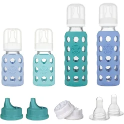 Lifefactory Baby Water Bottle, Assorted Colors, 9 oz. (LF120406C4)