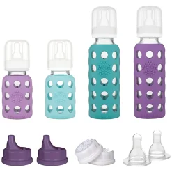Lifefactory Baby Water Bottle, Assorted Colors, 9 oz. (LF120405C4)
