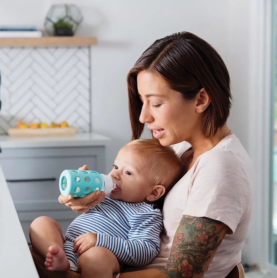 Lifefactory Baby Water Bottle, Assorted Colors, 9 oz. (LF120405C4)