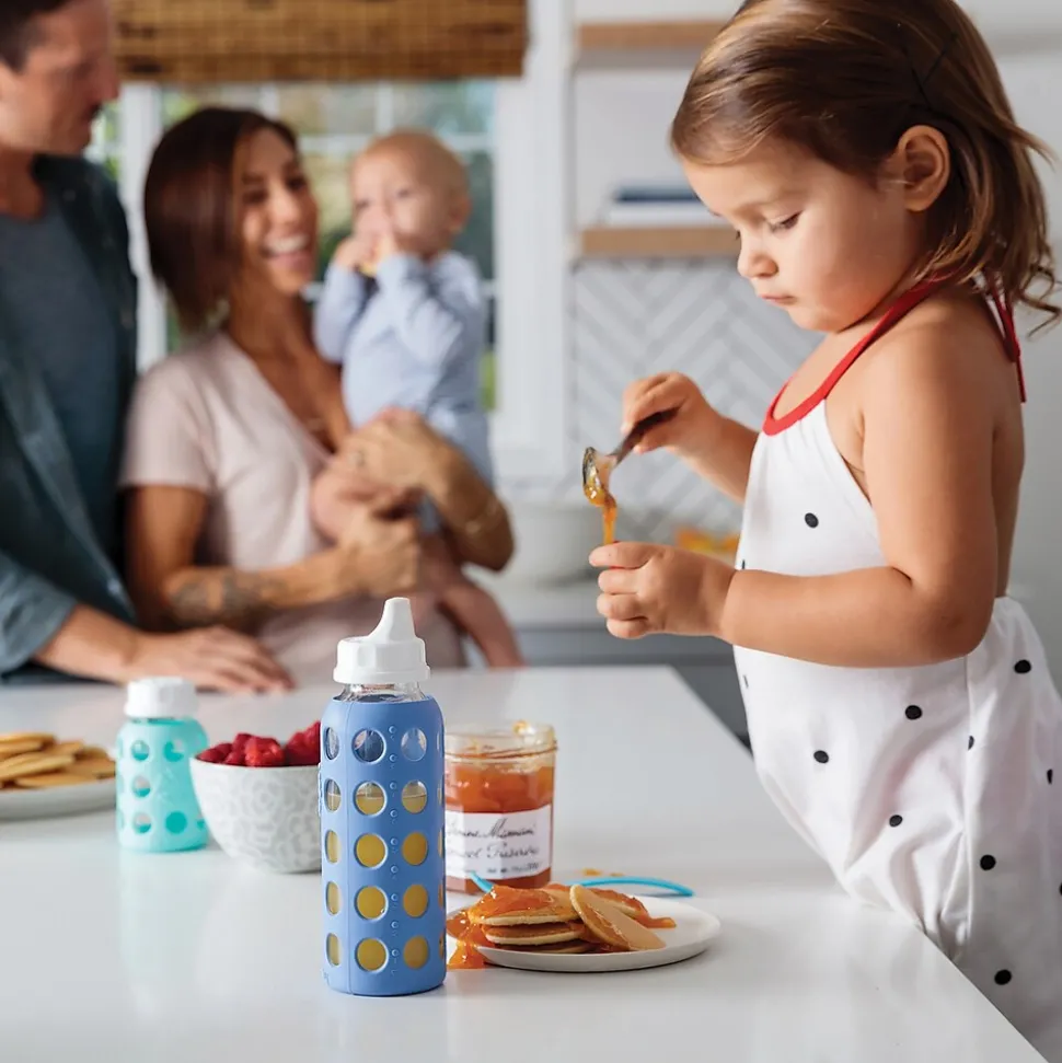 Lifefactory Baby Water Bottle, Assorted Colors, 9 oz. (LF120405C4)