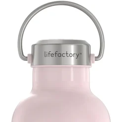 Lifefactory Stainless Steel Double Wall Insulated Water Bottle, 32 oz., Desert Rose (LIFLS365MDR4)