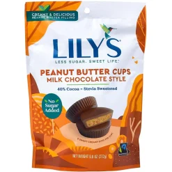 Lily's Milk Chocolate Peanut Butter Cups, 9.6 oz. (220-02042)