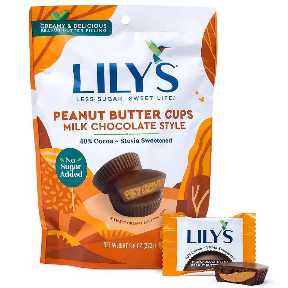 Lily's Milk Chocolate Peanut Butter Cups, 9.6 oz. (220-02042)