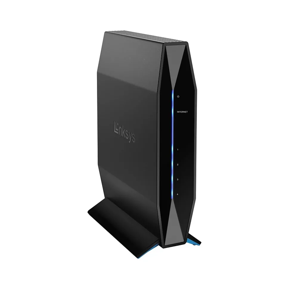 Linksys AX1800 Dual Band MU-MIMO WiFi 6 Gaming Router, Black (E7350)