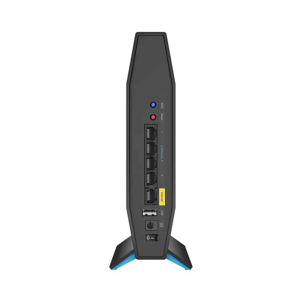 Linksys AX1800 Dual Band MU-MIMO WiFi 6 Gaming Router, Black (E7350)