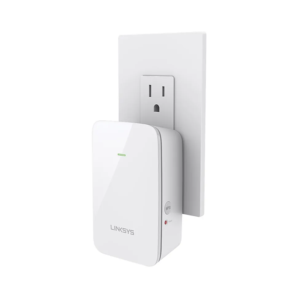 Linksys Dual Band Wireless Extender, 2.4/5GHz, White (RE6350)